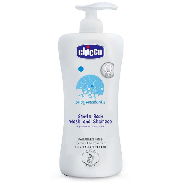 Chicco Baby Moments Gentle Body Wash And Shampoo 500 ml