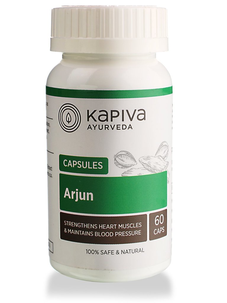 Kapiva Ayurveda Arjun 60's Capsule - Strengthens Heart Muscle ...
